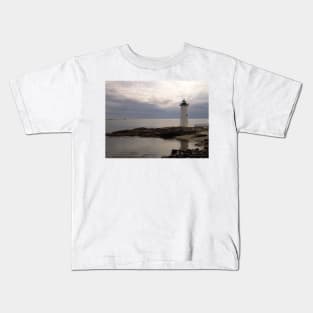 Portsmouth Harbor Lighthouse - New Castle, NH Kids T-Shirt